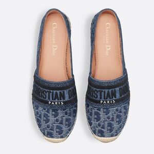 Dior Granville Oblique Denim Espadrilles